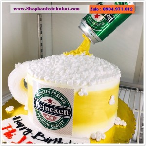 Bánh Sinh Nhật Hình Lon Bia Chai Rượu - LK23